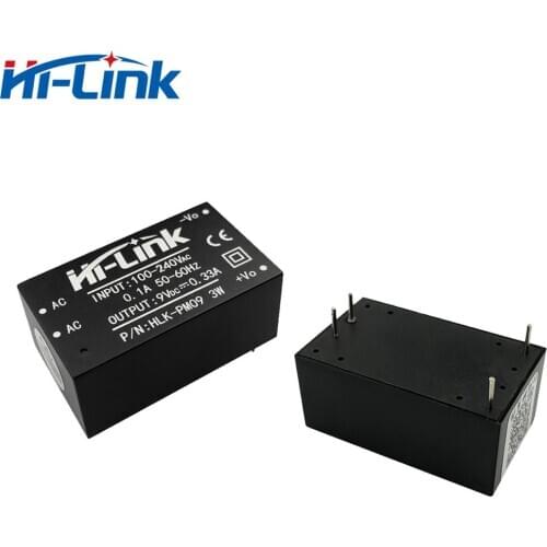 Free Shipping 5pcs/Lot 220Vac to 3W 9V 0.33A Single Output Power Supply AC-DC