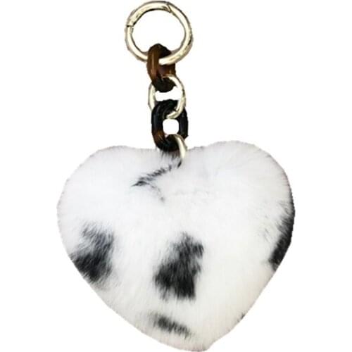 Keychain Female Cute Heart Keyring Pendant Phones Bag Hang Pendant Mini New-Fashion Accessories