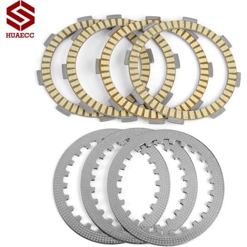 Clutch Friction Disc Plate Kit for Yamaha XT125X XT125R XT 125 X R 2007-2011 YBR125 ED Custom ATV YFM125R RAPTOR 125 5VLE632100