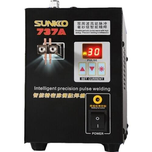 Intelligent Precision pulse battery spot welder SUNKKO 737A 18650 battery touch welding machine 220V