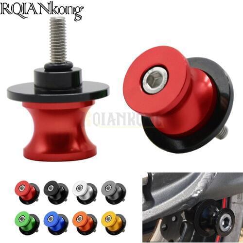 Motorcycle CNC Aluminum Swingarm Spools Slider stand screw For Kawasaki ZRX1100 ZRX1200 ZX1100 ZZR1400 ninja250