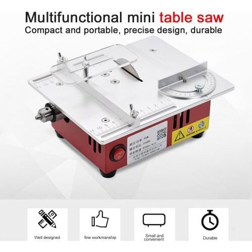 Mini Table Saw Can Lift Precision Cutting Machine 9200 Speed 13mm Cutting Depth Household Electric Saw Power Tool