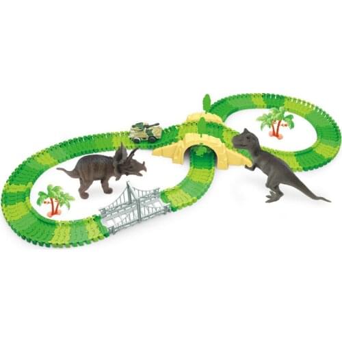 P822 154PCS Rail Car Toy Children Assemble DIY Puzzle Class Practical Ability Exercise