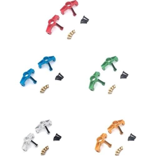 Aluminum Alloy Front Steering Cup Steering Blocks for Wltoys 104001 1/10 RC Car Upgrade Parts Accessories