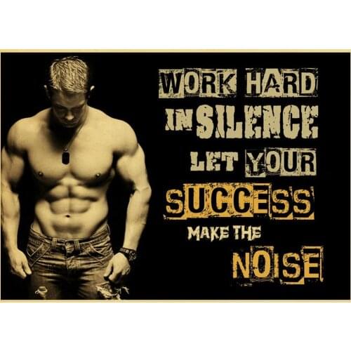 Lot style Choose Arnold Schwarzenegger Bodybuilding Fitness Workout Art print Silk poster Home Wall Decor