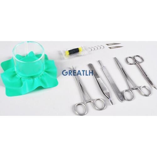 Stomatologist practice exam intraoral mucosa suture knotting practice suit dentist dental oral suture training