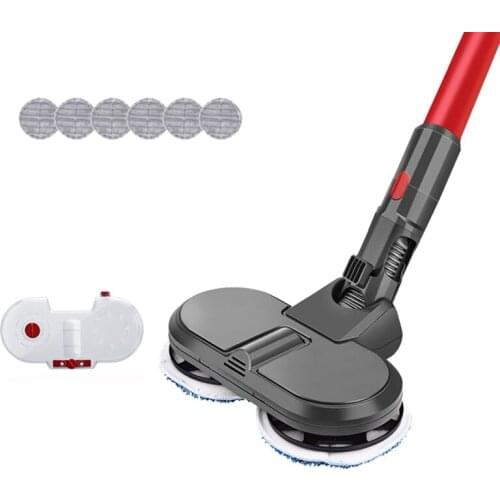 TOP!-Electric Mop Head Attachment Compatible For Dyson V15 To Clean Wet And Dry Mopping Brush With Water Tank