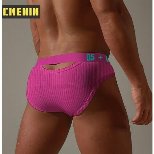 Breathable Cotton Gay Sexy underwear Men Jockstrap Briefs LOGO New Brand Men Bikini Mens Underwear Mens Panties Gift BS3513