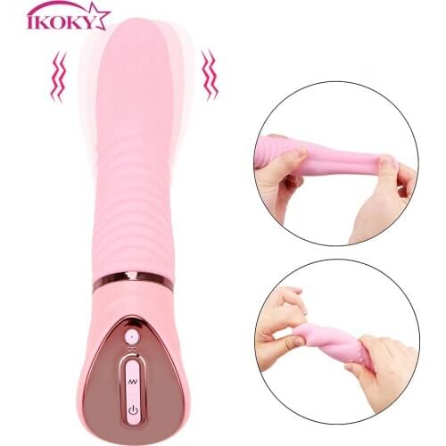 IKOKY 10 Speed Tongue Vibrator Sex Toys for Women Clitoris Stimulator Sex Toys for Woman Oral Masturbation G-spot Massager