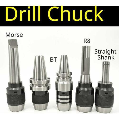 Drill Chuck APU NPU BT30 BT40 R-8 Morse Taper MT3 MT4 R8 Collets Bt30 Chuck Tool Holder Milling Tools Cutting Cutter Drill Bit