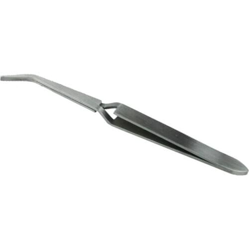 1PC Stainless Steel Tweezer Nail Art Acrylic Picking Tool Rhinestones Gem Decor Black Eyelash Extension Tweezers Makeup Tool New