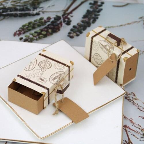 Mini Baggage,Candy Box,Paper Chocolate Box,Favor Box,Gift Box,Birthday Gift Gox,Wedding Party