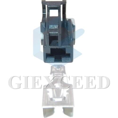 2 Sets 1 Pin 7123-6013-30 Plastic Housing Unsealed Socket 6.3 Series Automobile Large Current Wiring Terminal Connetor