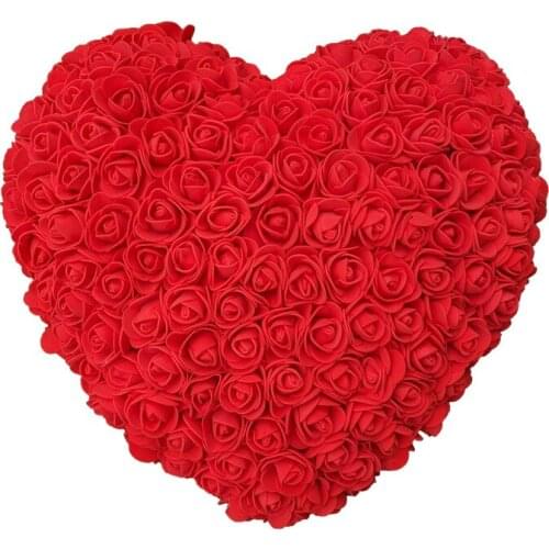 25x15cm I Love U Rose Say Heart shaped Rose Heart with Nice gift box for Valentines Day gifts and Proposal Decoration