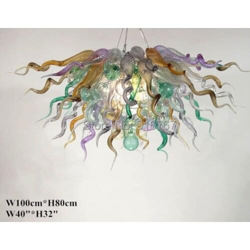 Free Shipping Stylish Glass Pendant Indian Hanging Lamps