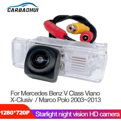 For Mercedes Benz V Class Viano Marco Polo 2003~2013 For Mercedes Benz Viano X-Clusiv Car Rear View Reverse Backup Camera CCD HD