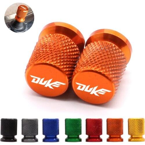 Duke Motorcycle CNC Aluminum Tyre Rim Air Port Cover Tire Valve Wheel Stem Cap Dustproof Cover for KTM Duke 125 200 250 390 690