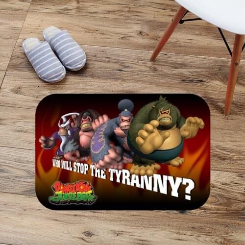 Living Room Door Mat Donkey Kong Printed Floor Mat Outdoor Rugs Bathroom Kitchen Carpet Anti-Slip Rug House Doormat