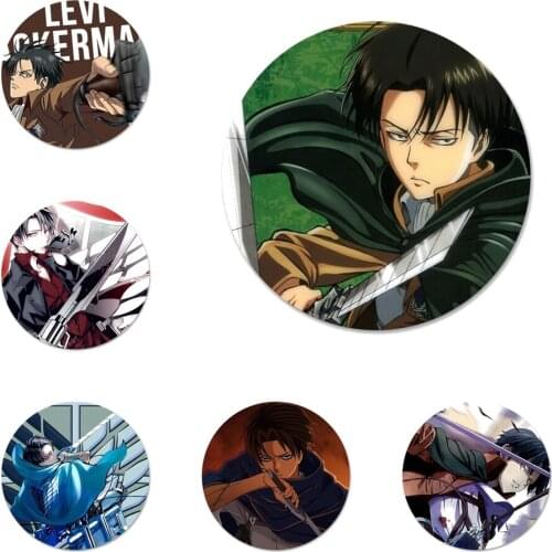 Housing anime attack on titan Levi Badge Brooch Pin Accessories For Clothes Backpack Decoration gift