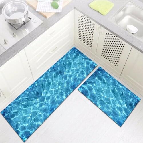 Fish & Seas And Oceans Area Rug And Carpet For Kids Baby Home Living Room Crystal Velvet WC Bedroom kitchen Door Floor Bath Mats