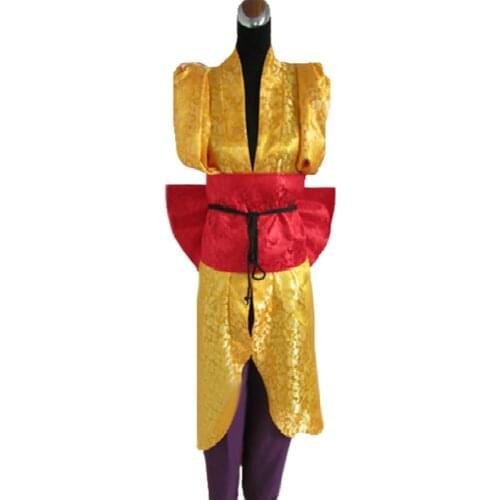 Mononoke Medicine Seller Kusuriuri Cosplay Costume Halloween Christmas Costume yellow costume