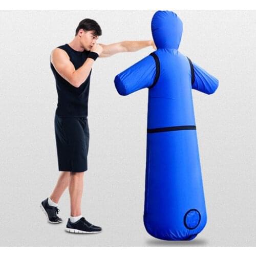 Inflatable Boxing Bag Punching Bag Muay Thai Inflatable Tumbler Decompression Punching Sandbag for Kid Adult Force Core Training