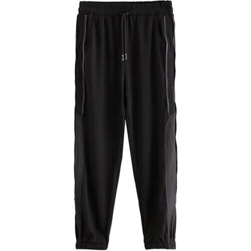 New zipper decoration casual Capris in 2021 summer in Europe and America