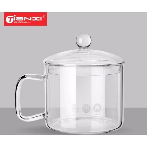 TIANXI Household Transparent multifunctional Glass bowl Candy Spice Sugar Bowl Home Storage bowl