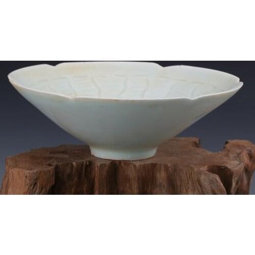 Rare Song Dynasty(961--1275) porcelain bowl,Hutian Kiln,best collection & adornment, Free shipping