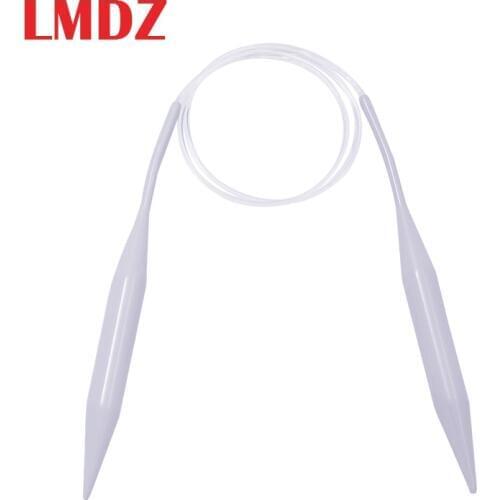 LMDZ Aluminum Circular Knitting Needles 40cm Smooth Tube Circular Double Point Knitting Needles 2mm-8mm Sweater Knitting Needle