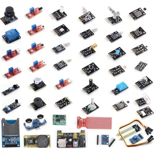45 in 1 Sensor Module 16 in 1 Robot Project Starter Kit For Arduino Raspberry Pi DIY UNO R3 MEGA2560 Sensor Kit