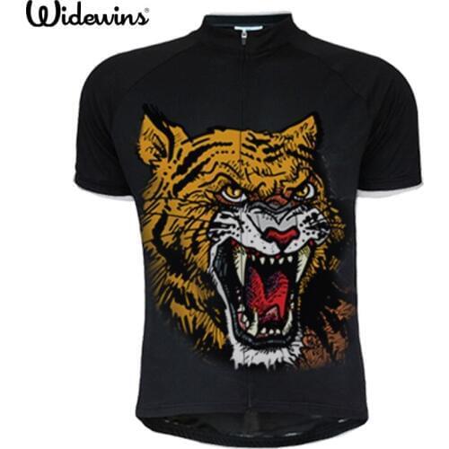 Widewins Tiger cycling jersey wear Short Sleeve bike shirts/quick-dry 100% polyester bicycle bike clothing ropa ciclismo 5140
