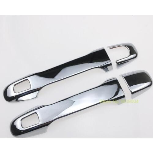1 Set ABS Chrome Car Door Handle Bowl Protector Cover Trim Moldings For TOYOTA C-HR 2016-2018 Car Styling Accessories