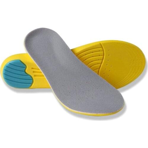 1Pair Protective Soft Insoles Cushion Foot Care Shoe Inserts Pad Shoe Gel Cool Deodorant Safety Orthotic Tool