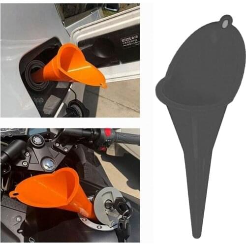 1PC New General Motorcycle Car Long Mouth Funnel Plastic Refueling Oil Liquid Spout Diesel Filling Tool Motor Car Accessaries