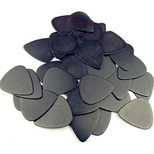 10 Pieces 0.5mm Guitar Pick Musical Accessories Black Celluloid Guitar Picks Plectrums Guitar Tools Guitar Accessories Musician