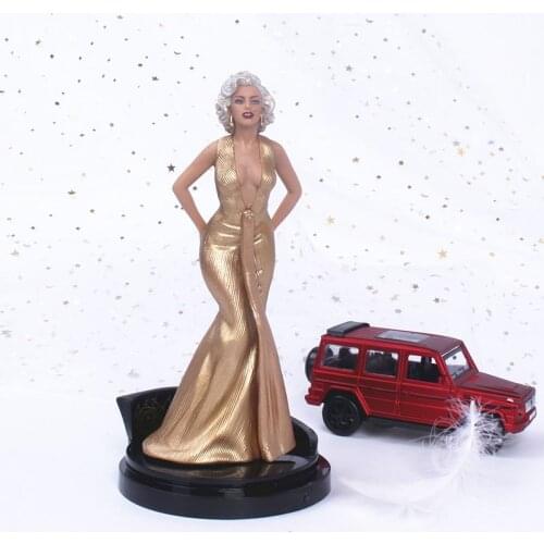 18cm Sexy Pose Lady Female Goddess Marilyn Monroe Dress statue for Collectible Toy Ornaments Collection Gift Display Souvenir