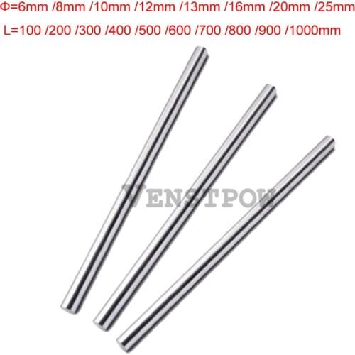 4pcs 10mm 10x200 linear shaft 3d printer 10mm x 200mm Cylinder Liner Rail Linear Shaft axis cnc parts