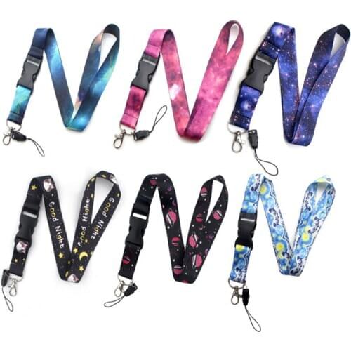 60pcs Cartoon Cat Multifunction Lanyards Bulk Mobile Phone Accessories Decoration Cute Lanyards for Key Strap Rope Neckband