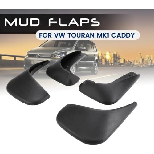 Car Mud Flaps For VW Touran 2003-2009 For Caddy 2004-2009 Splash Guards Mudguards Mudflaps for Fender Front Rear