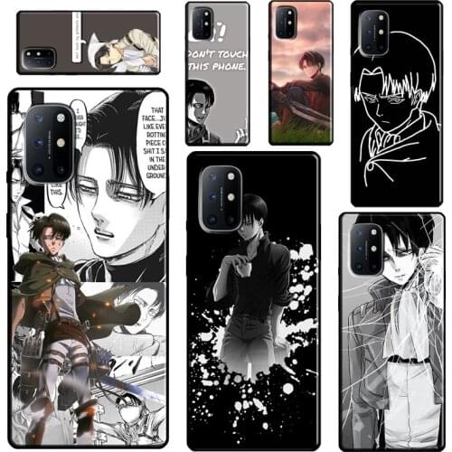 Levi Ackerman Anime For OnePlus 9 Pro 8 Pro Nord 8T 9R Case Cover For Realme 8 Pro 6 7 Q3 Pro GT C21 C11 C3