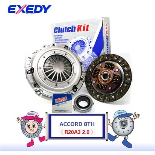 For HONDA ACCORD 8TH R20A 2.0 ORIGINAL Clutch Disc Clutch Plate Bearing Clutch Kit Set Three Pcs Set
