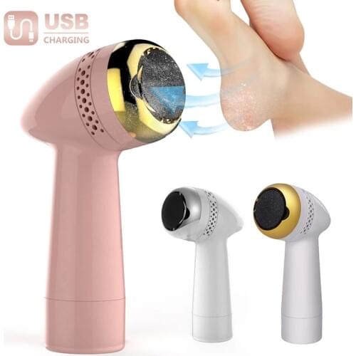 New Electric Foot Files Vacuum Pedicure Tools Dead Skin Callus Remover USB Foot Grinde Absorbing Machine Portable Foot Care Tool