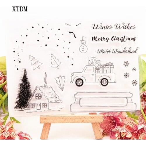 Hot selling Easter cottage transparent clear stamp / silicone seal roller stamp DIY scrapbook album / card production