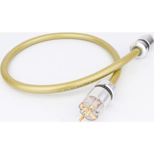 Hifi Audio VDH M.C the Mainsstream Hybrid Halogen Free Power Cable Aluminium Schuko Plug Cord Hi-end EU Version Power Cable