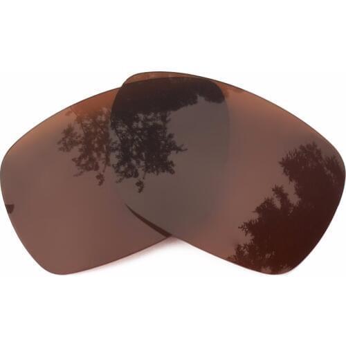 Brown Polarized Replacement Lenses for Inmate Sunglasses Frame 100% UVA & UVB Anti-scratch
