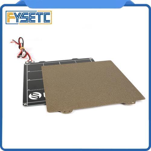 Magnetic Heated Bed 220x220mm + Double Sided Textured Powder Coated PEI Spring Steel Sheet For Anet A8 A6 Wanhao I3 Ender 5