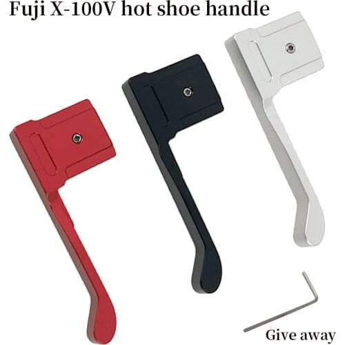 Metal Material Camera Hot Shoe Finger Handle Fuji X-100V Micro Single Hot Shoe Cover Qure Copper Shutter Button Thumb Buckle