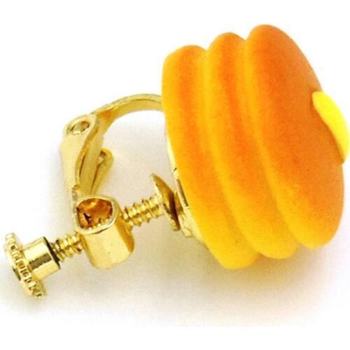 Fashion Cute 3D Pastry Bread Gold Earrings Studs Girl Earring Summer Trinket Women Party Wedding Earings Jewelry Trinket Gift