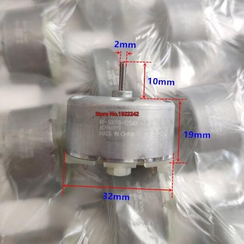 Brand new 500 DC motor RF-500TB-12560 6V 2700rpm 12V 5500rpm RF-500TB metal brush for humidifier